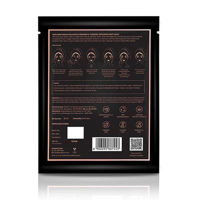 Manish Malhotra Beauty By MyGlamm Cinnamon & Turmeric Repairing Sheet Mask 25 ml - Men Perfumes (Edt/Edp)