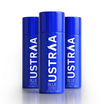BLUE Deodorant Body Spray- Set of 3 450 ml - Deodorants/Roll-Ons
