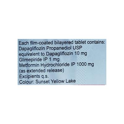 DIAPRIDE DM 1 FORTE Tablet 10's - Diabetes-Ant