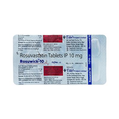 ROSUWICK 10 Tablet 10's - High Cholesterol-Dys