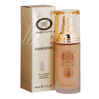 Fashion Colour Oil Free Foundation Waterproof, Shade 01 40 ml - Foundation