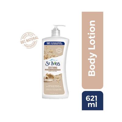 St. Ives Soothing Oatmeal & Shea Butter Body Lotion 100% Natural Moisturizers 621 ml - Lotions & Creams