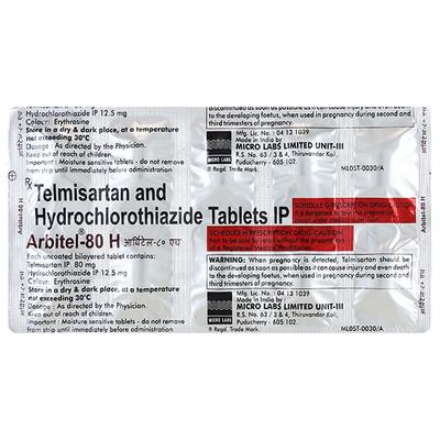 Arbitel 80mg Tablet 10'S - Hypertension-Ang