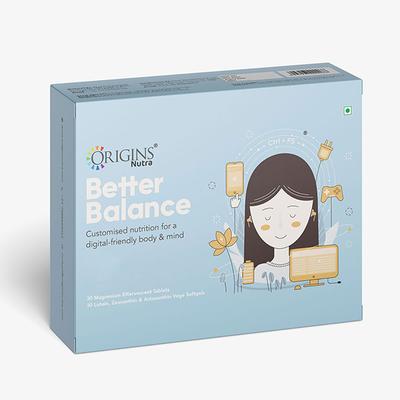 Origins Nutra Better Balance Combo Pack - 30 Veg Softgel & 30 Effervescent Tablets - Multi-Vitamins