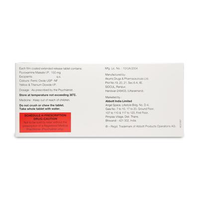 UVOX CR 150mg Tablet 10's - Depression-Ant