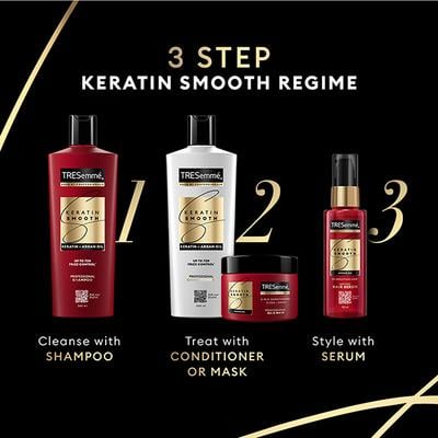 Tresemme Keratin Smooth Anti-Frizz Hair Serum With Argan Oil 100 ml - Hair Serums