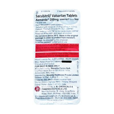 Azmarda 200mg Tablet 7'S - Heart Failure-Ant