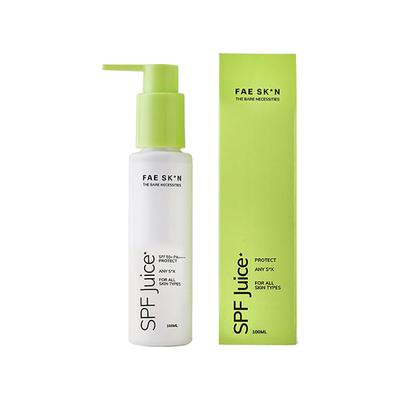 FAE Beauty SPF Juice with SPF 50+ PA++++ Sunscreen Formula, Hydrates Skin & Protects Broad Spectrum For All Skin Types 100 ml - Face Sunscreen