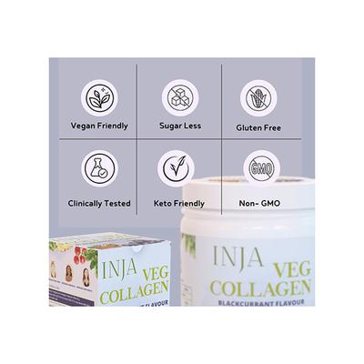 INJA Veg Collagen Powder - Blackcurrant Flavour 150 g - Hair & Skin