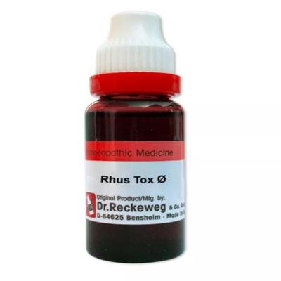 Dr. Reckeweg Rhus Tox Ø Liquid 20 ml - Dilutions