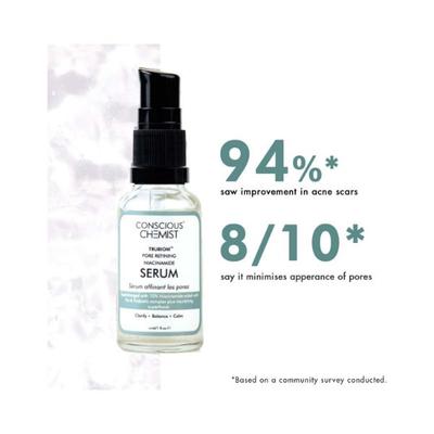 Conscious Chemist Pore Refining Serum 10% Niacinamide & Probiotics 15 ml - Face Serum