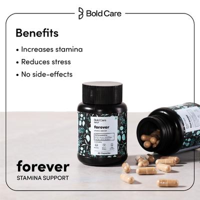 Bold Care All Round Stamina Booster Combo Pack (Forever Tablet 60's + Extend Delay Spray 20 gm) - Sexual Healthcare