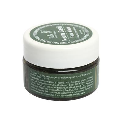 Rustic Art Organic Neem Basil Face Wash Concentrate 50 gm - Face Washes