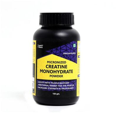 Healthvit Fitness Micronised Creatine Mono-hydrate Powder 100 gm - General Health
