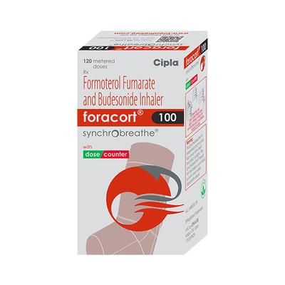FORACORT 100 SYNCHROBREATHE WITH DOSE COUNTER 120md Inhaler 1's - Asthma/COPD-Ast