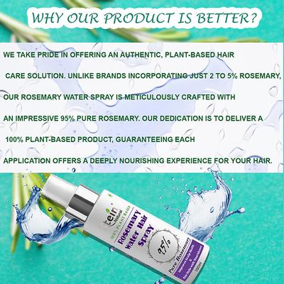 Ktein 100% Plant Based Rosemary Hair Spray 100 ml - Hair Sprays & Mists