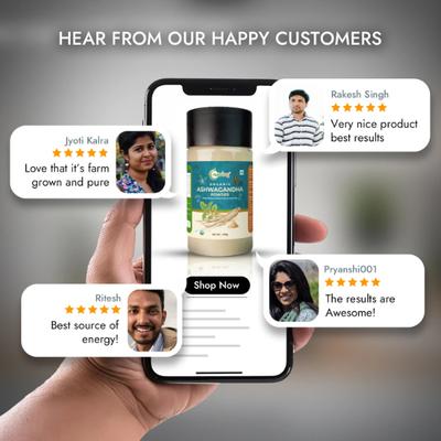 Nutriorg Organic Ashwagandha Powder 150 g - Ashwagandha