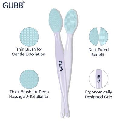 Gubb Silicone Lip Scrubber for Soft, Smooth Lips 2's - Cleansing Brushes