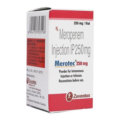 Merotec 250mg Injection 1'S - Bacterial Infections-OBL