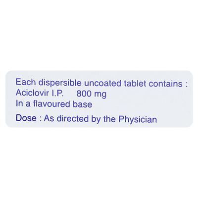 Herpex DT 800mg Tablet 5'S - Viral infections-Ant