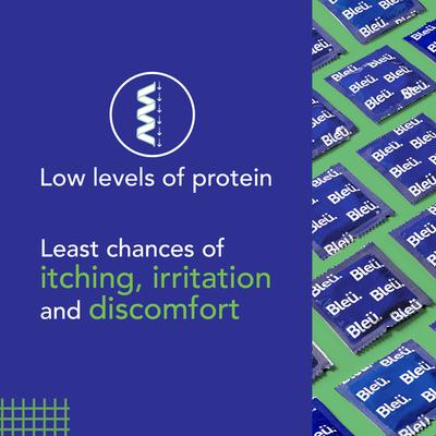 Bleu High Grade Natural Latex Ultra Thin Condoms 8's - Plain/Flavoured Condoms