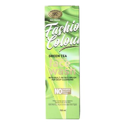 Fashion Colour Green Tea Foaming Face Wash 150 ml - Face Wash & Cleansers