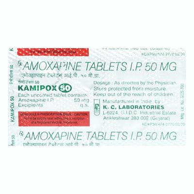 KAMIPOX 50 Tablet 10's - Depression-Ant