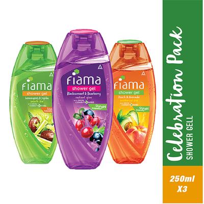 Fiama SG Celebrationpck 250mlx3-ND 3's - Shower Gels & Body Wash