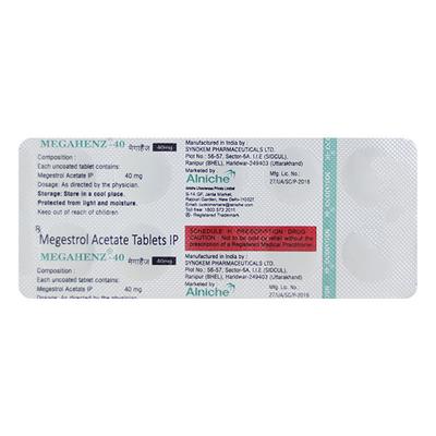 Megahenz 40mg Tablet 10'S - Cancer Oncology-Hor