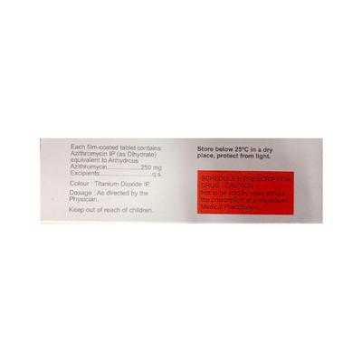 Zithium 250mg Tablet 6'S - Bacterial Infections-Mac