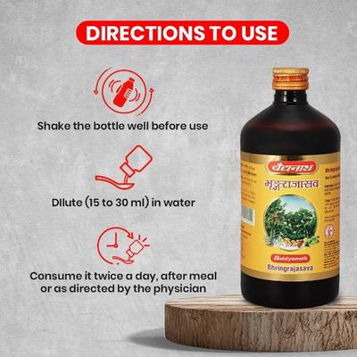 Baidyanath Bhringrajasava Syrup 450 ml - Speciality Medicines