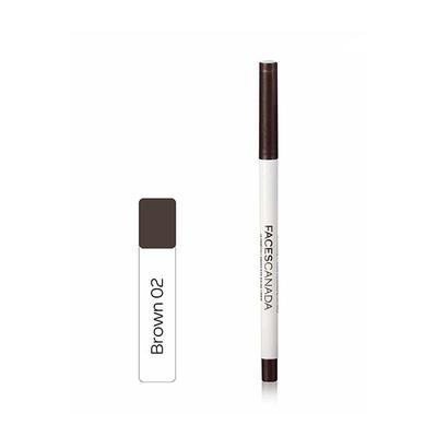 Faces Canada Ultimepro Twist Eye Kajal Liner Brown 02 0.35 Gm - Eyeliners