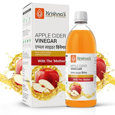 Krishna's Herbal & Ayurveda Apple Cider Vinegar 1000 ml - Health Products