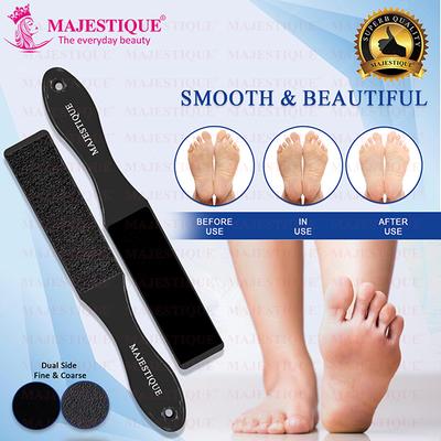 Majestique Double-Sided Foot File for Callus Removal, Smooth Feet - Color May Vary 1's - Manicure & Pedicure Kits