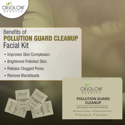 OxyGlow Herbals Pollution Gaurd Cleanup With Aloevera Extract & Charcoal Active 40 gm - Lotions & Creams