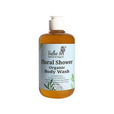 Rustic Art Floral Shower Body Wash Liquid 300 ml - Shower Gels & Body Wash