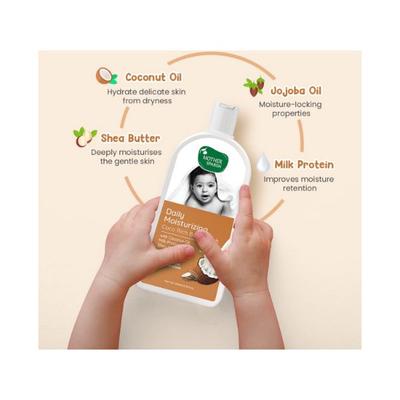 Mother Sparsh Coco Rich Baby Wash With Coconut Oil, Milk Protein & Shea Butter 200 ml - Baby Body Wash
