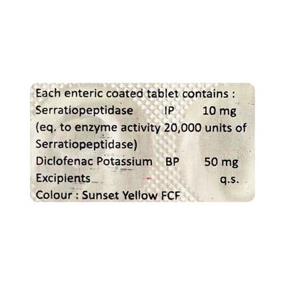 Diclomint S Tablet 10'S - Pain relief-Nsa