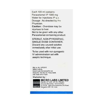 DOLO IVG Infusion 100ml - Fever-Ana