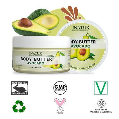 Inatur Body Butter - Avacado 100 gm - Body Butter