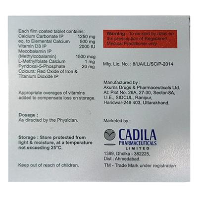 CALCIROL XT Tablet 15's - Supplements-Vam