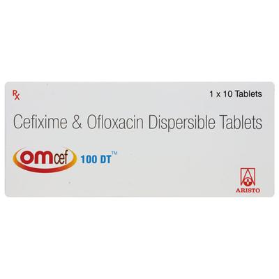 Omcef DT 100mg Tablet 10'S - Bacterial Infections-Cep