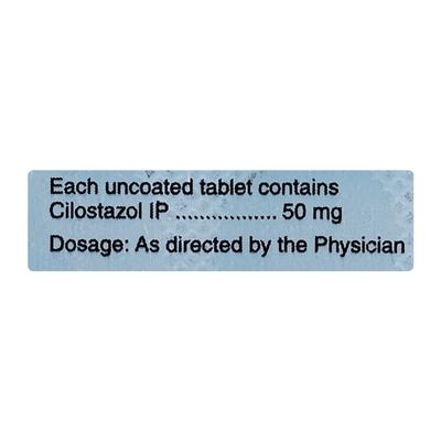 Pletoz 50mg Tablet 10'S - Intermittent Claudication-Per