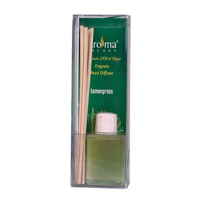 Aroma Galaxy (Alcohol Free) Fragrant Reed Diffuser Kit - Lemon Grass 30 ml - Carrier Oils