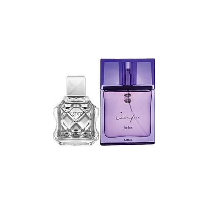 Ajmal Cento EDP Citrus Aromatic Perfume And Sacrifice For Her EDP Floral Musky Perfume 150 ml - Perfumes (Edt/Edp)