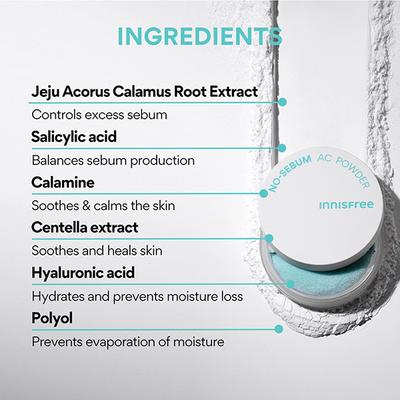 Innisfree No-Sebum AC Powder 5 gm - Loose Powder