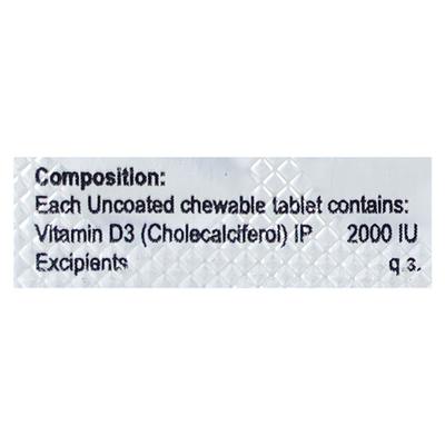 STAMINA D3 2K Chewable tablet 10's - Supplements-Vit