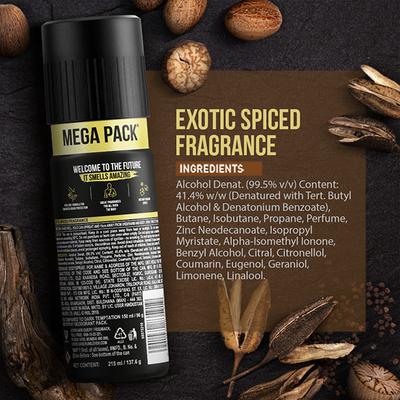 Axe Gold Temptation Long Lasting Deodorant Bodyspray For Men 215 ml - Men Deodorants/Roll-Ons