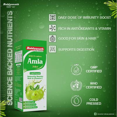 Baidyanath Amla Juice 1 ltr - Speciality Medicines