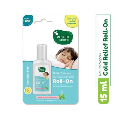 Mother Sparsh Natural Vapour Roll On 15 ml - Baby Safety